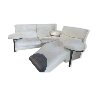 Sofa and armchair  Arca model by Paolo Piva for B & B Italia