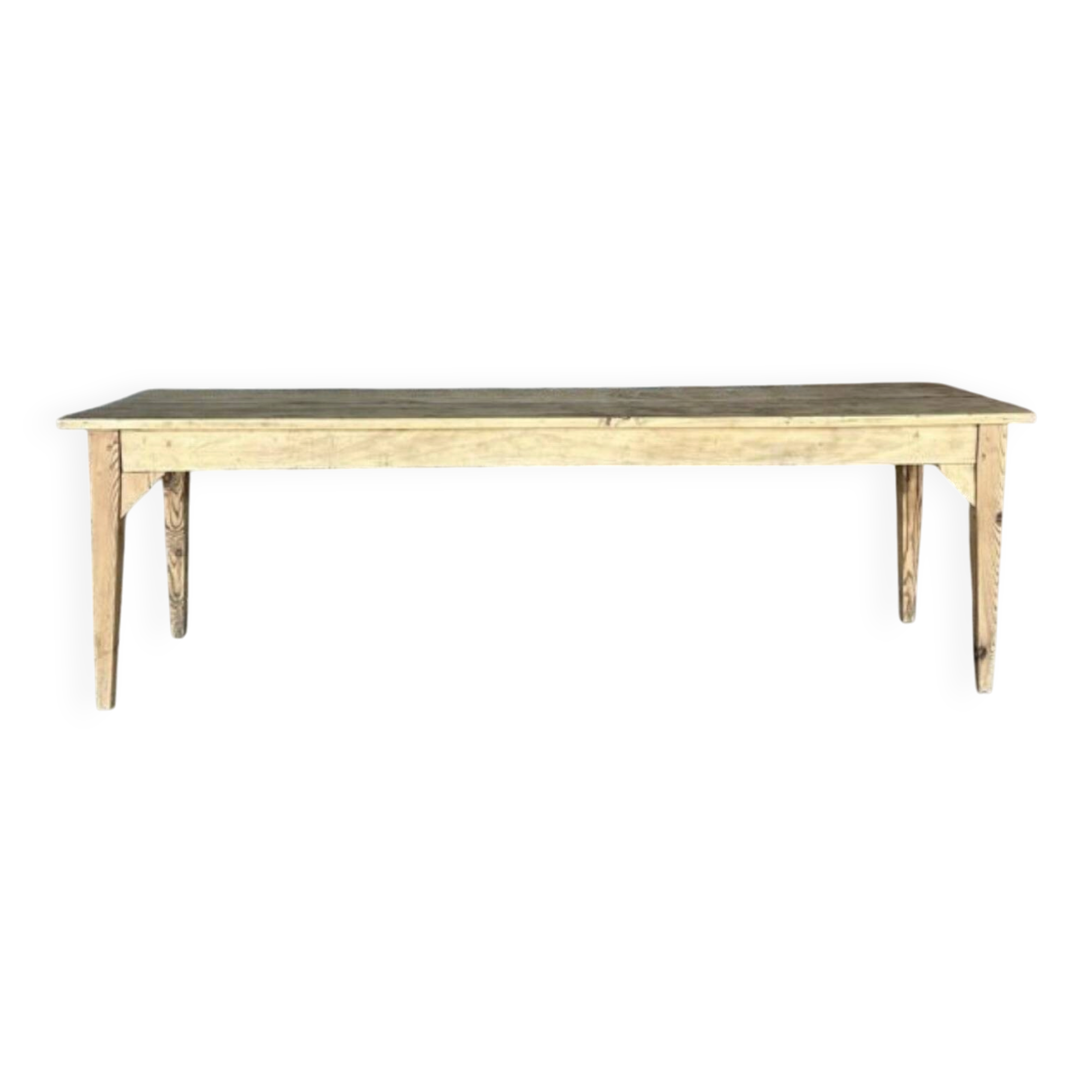 Raw wood workshop console