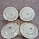 Lot de 4 assiettes creuses vintage Sarreguemines modèle Champfleury