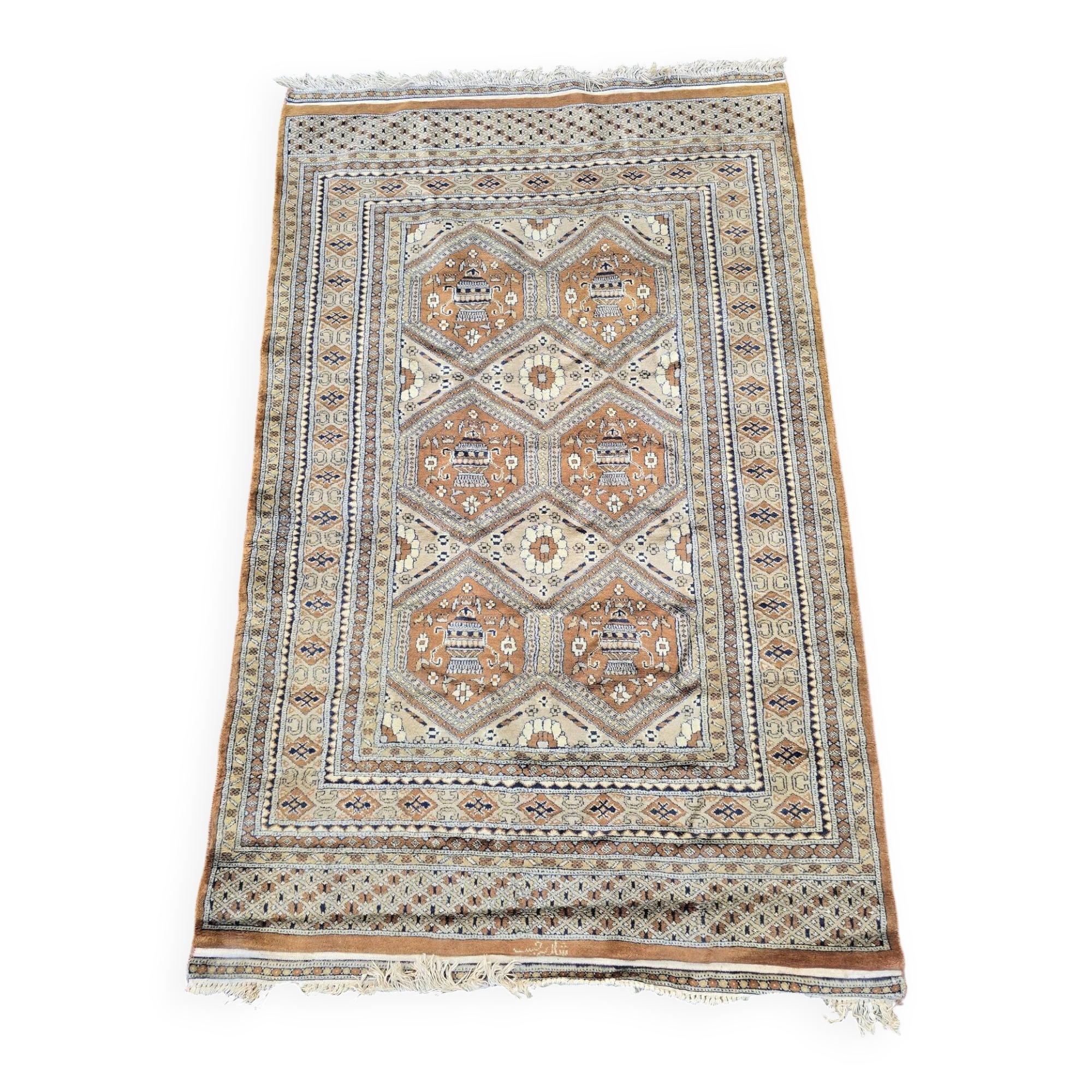 New hand-knotted Pakistani rug 125 × 205 cm – 100% wool