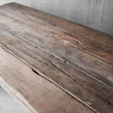 Primitive dining table, solid wood