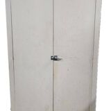 Vintage Parisian Armoire Painted in White