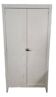 Vintage Parisian Armoire Painted in White