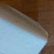 Travertine lamp foot with its original lampshade