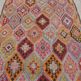 Large Kilim Rug, Vintage Rug, Home Decor rug, Turkish Kilim