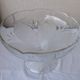 Coupe sur pied en verre