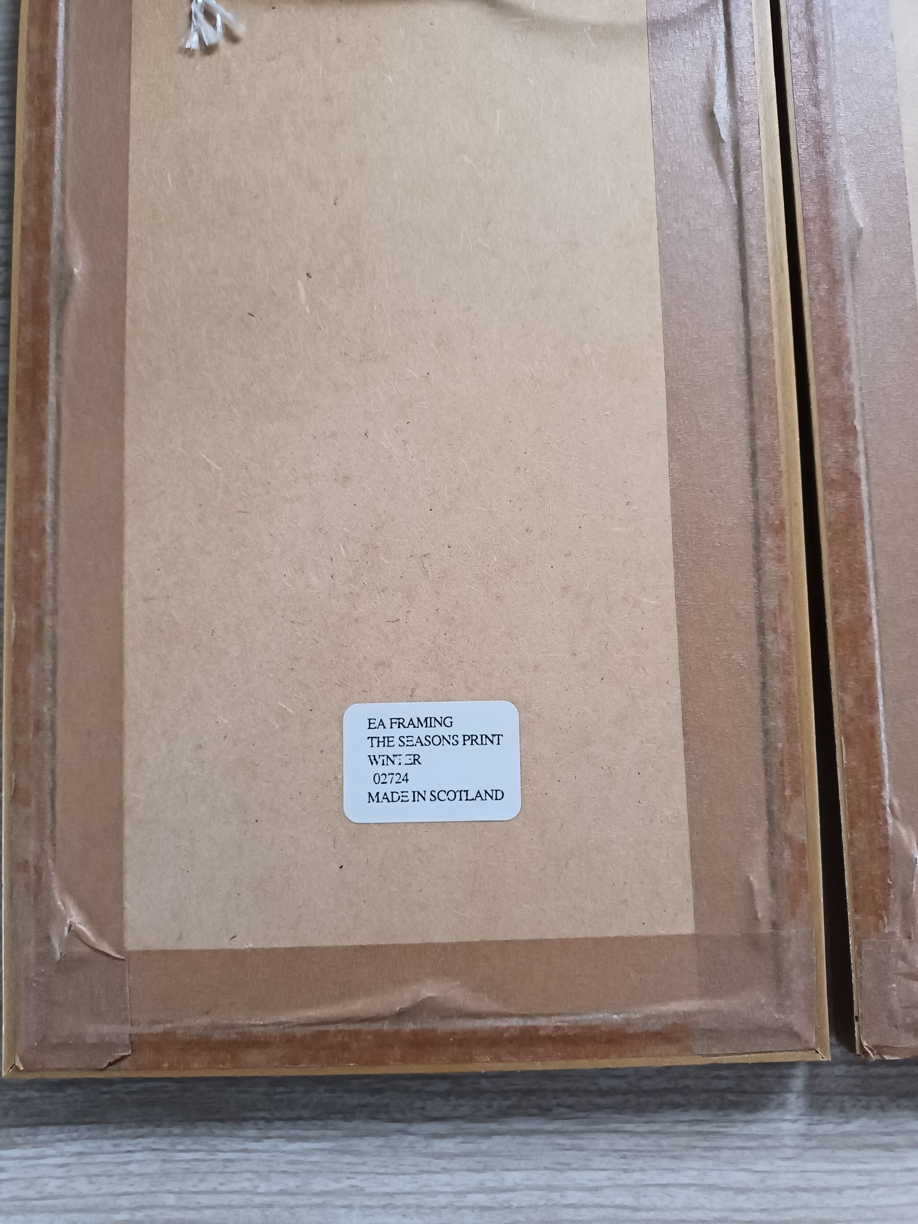 Art nouveau style frames