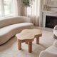 Solid oak coffee table PLOT-P4