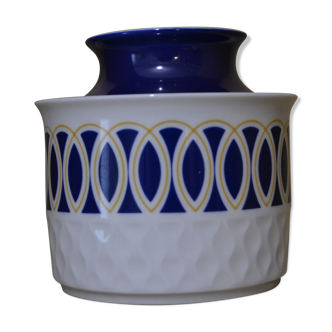 Sugar bowl Bavaria blue and white