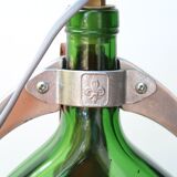 Armagnac Ducastaing bottle lamp and its stirrup, 60s