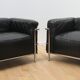 Pair of armchairs LC3