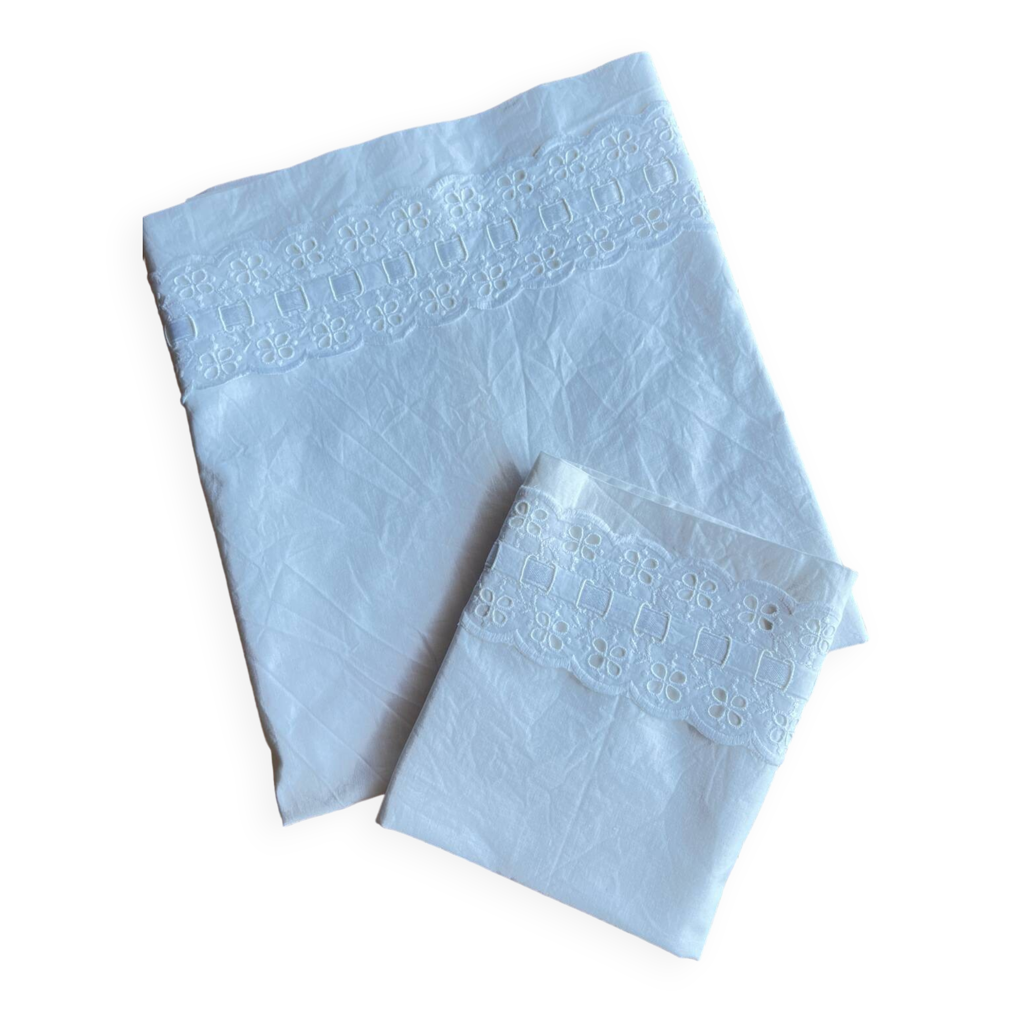 Baby sheet and pillowcase