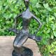 Sculpture of a dancer on a swing signed by Raphaël