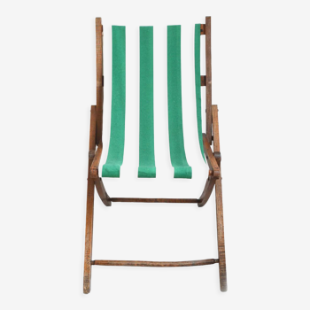 Vintage folding lounge chair