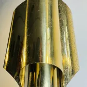 Type 742 Brass Coloured 'Orgue' Table Lamp, Possibly Maison Charles, France, 1960S