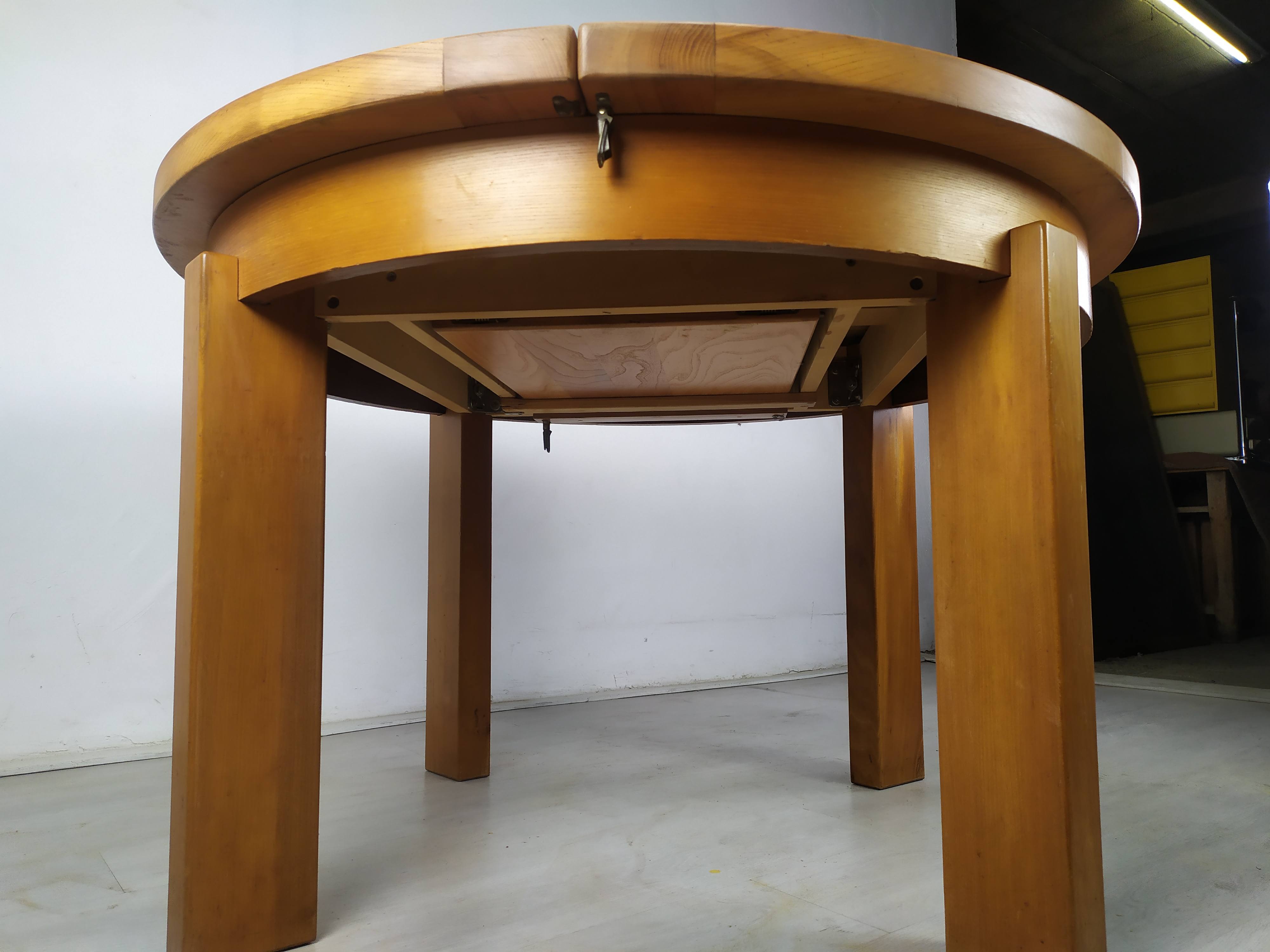 Renewed elm round table