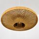 Large Sisal and Oak Pendant Lamp by Temde