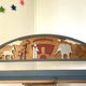 Vintage solid wood noah's ark shelf