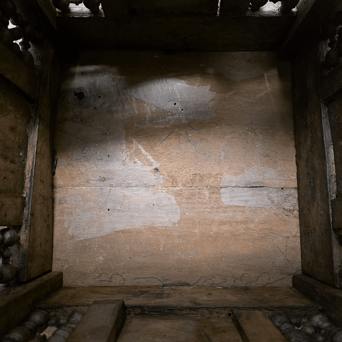 Antique Moroccan Mashrabiya Side Table, late 1800s