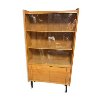 Vintage showcase sliding door year 50