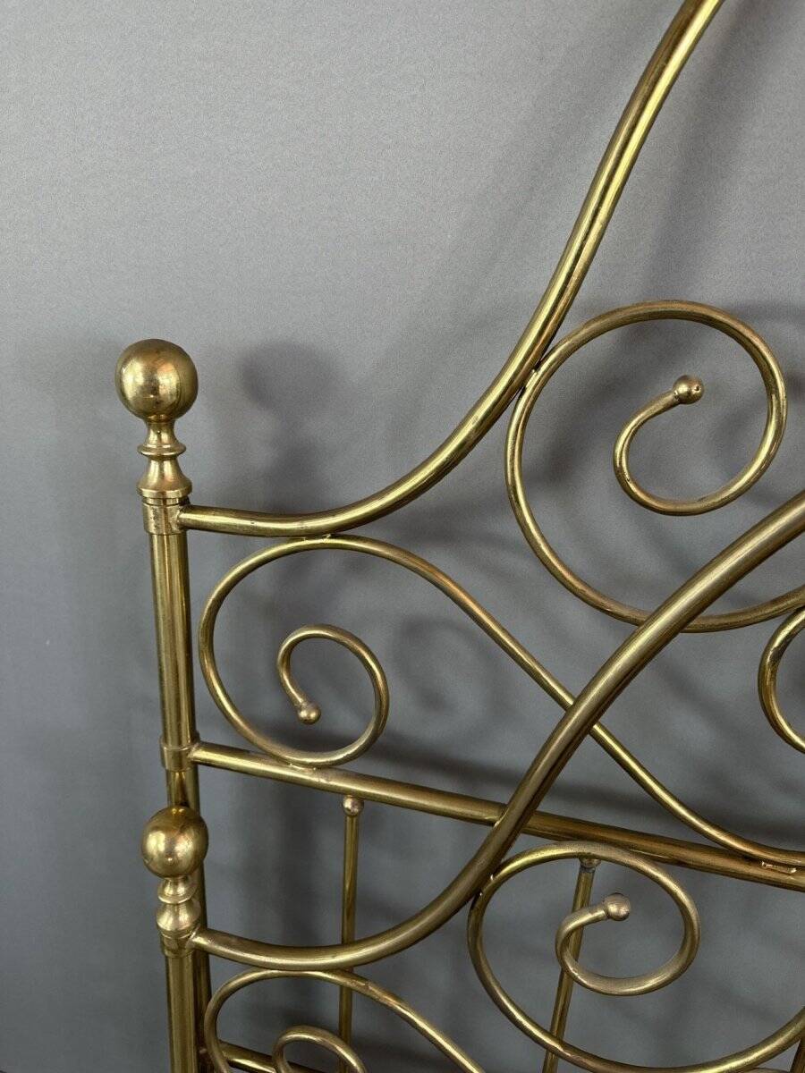 Brass bed, 20th century