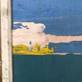 Abstract painting on panel