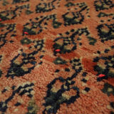 vintage persian sarough runner rug long handmade oriental wool carpet 130x325cm
