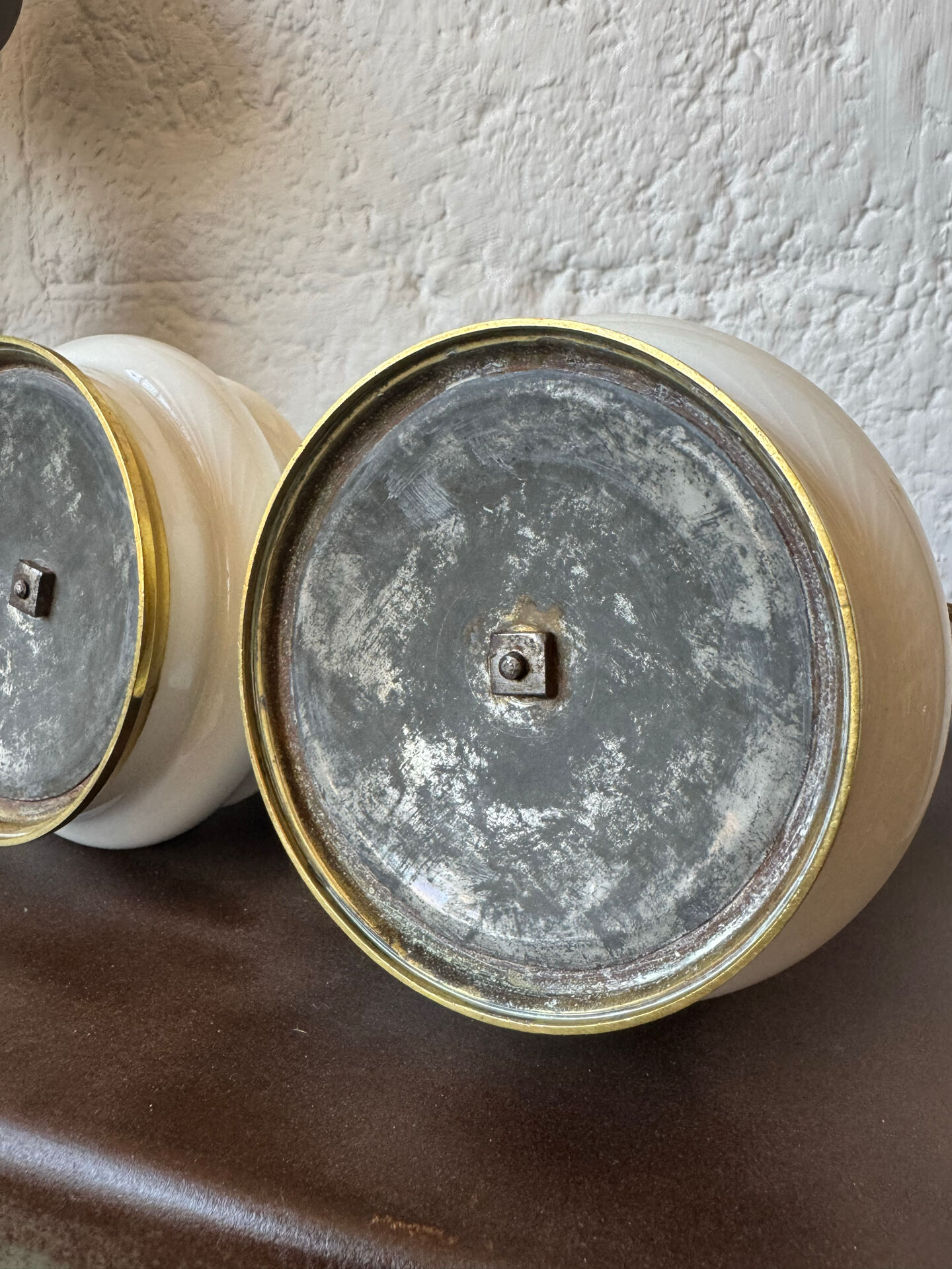 Old Paris porcelain vases from the 19th century