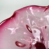 Bol en verre artistique vintage de Josef Hospodka pour Chribska Glassworks, années 1960