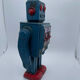 Old robot - metal/painted sheet - tin toys style - vintage