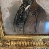 Oil on panel Painted portrait of a gentleman Signed and dated 1842 / XIX