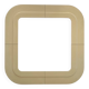 Miroir en plastique beige par Kartell, design Anna Castelli, Italie, années 1960