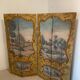 Louis XV style screen - hand painted