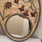 Vintage 70s mosaic mirror