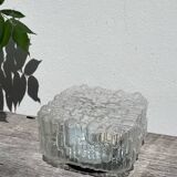 Round wall or ceiling light in glass