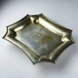 Antique silver plateau by Queen Victoria Sheffield, 1890s.