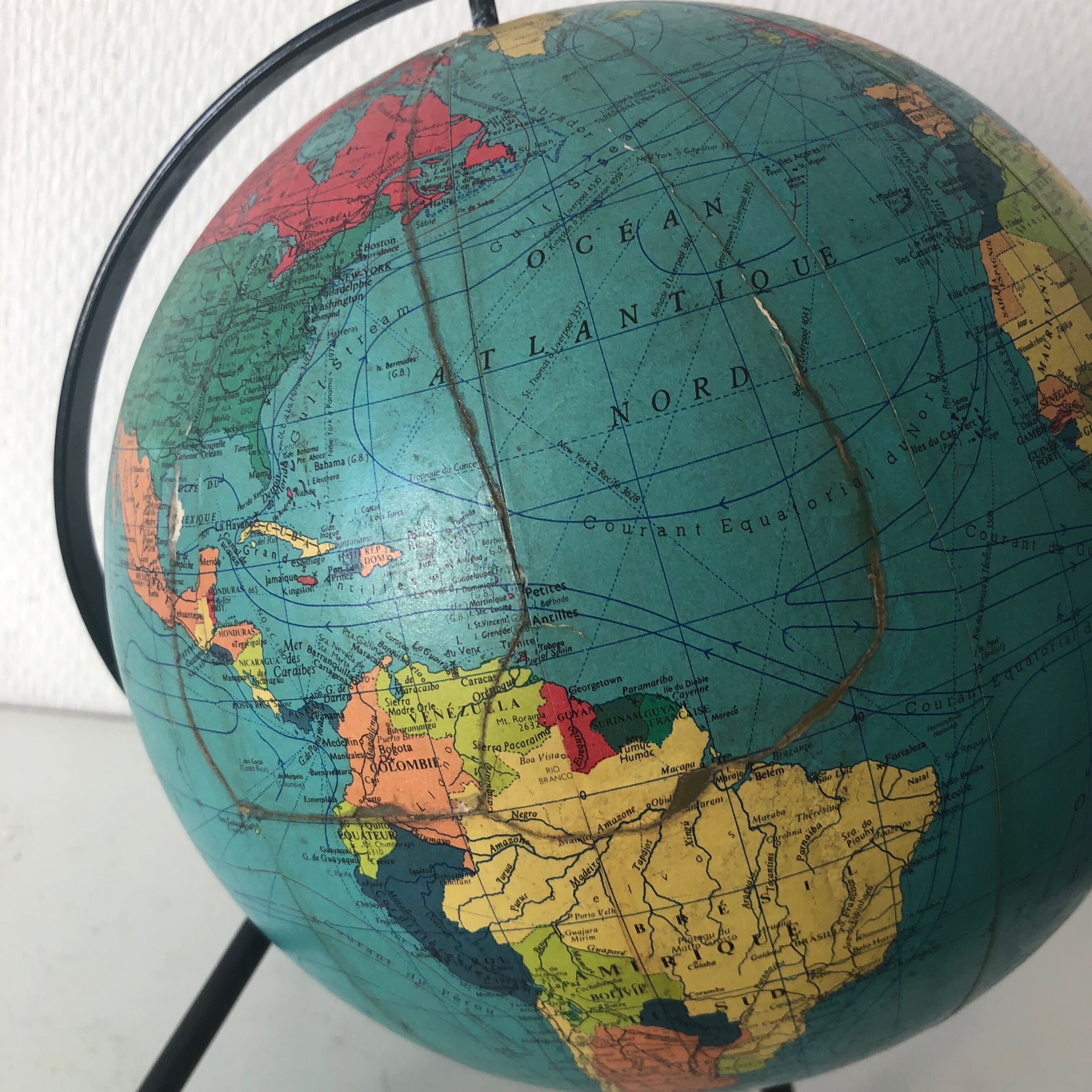 Globe Taride tripod vintage 1967 - 27cm