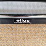 Italian pair of "Elios" folding chairs by Colle d'Elsa, 1980's