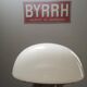 Lampshade old ceiling lamp half globe ball opaline white industrial vintage TBE Ø 20.5 cm