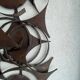 Metal wall sculpture