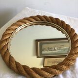 Handcrafted rope mirror 33cm