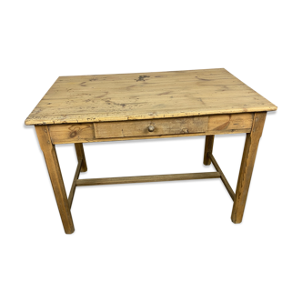 Table de ferme bois brut