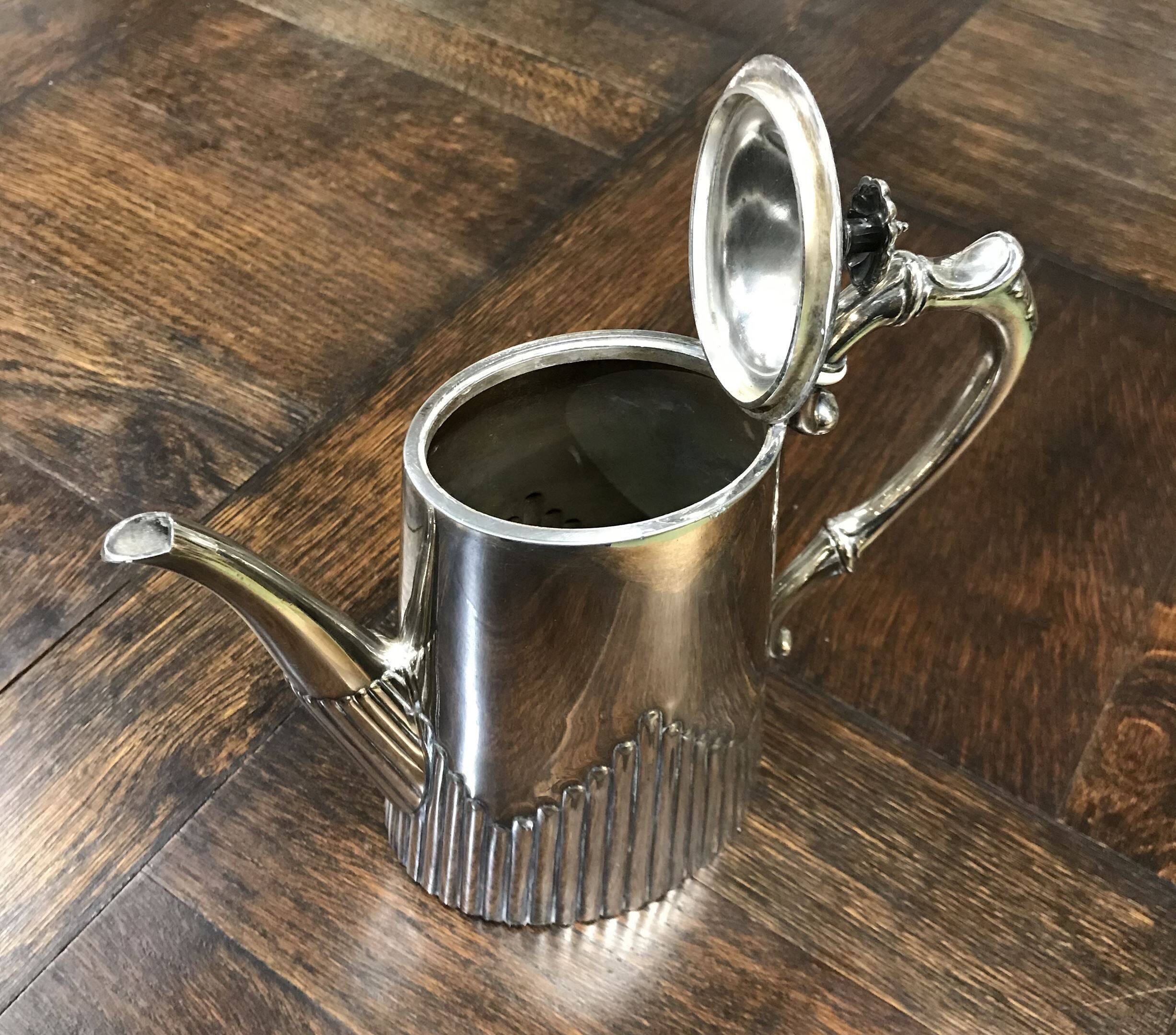English silver-plated jug