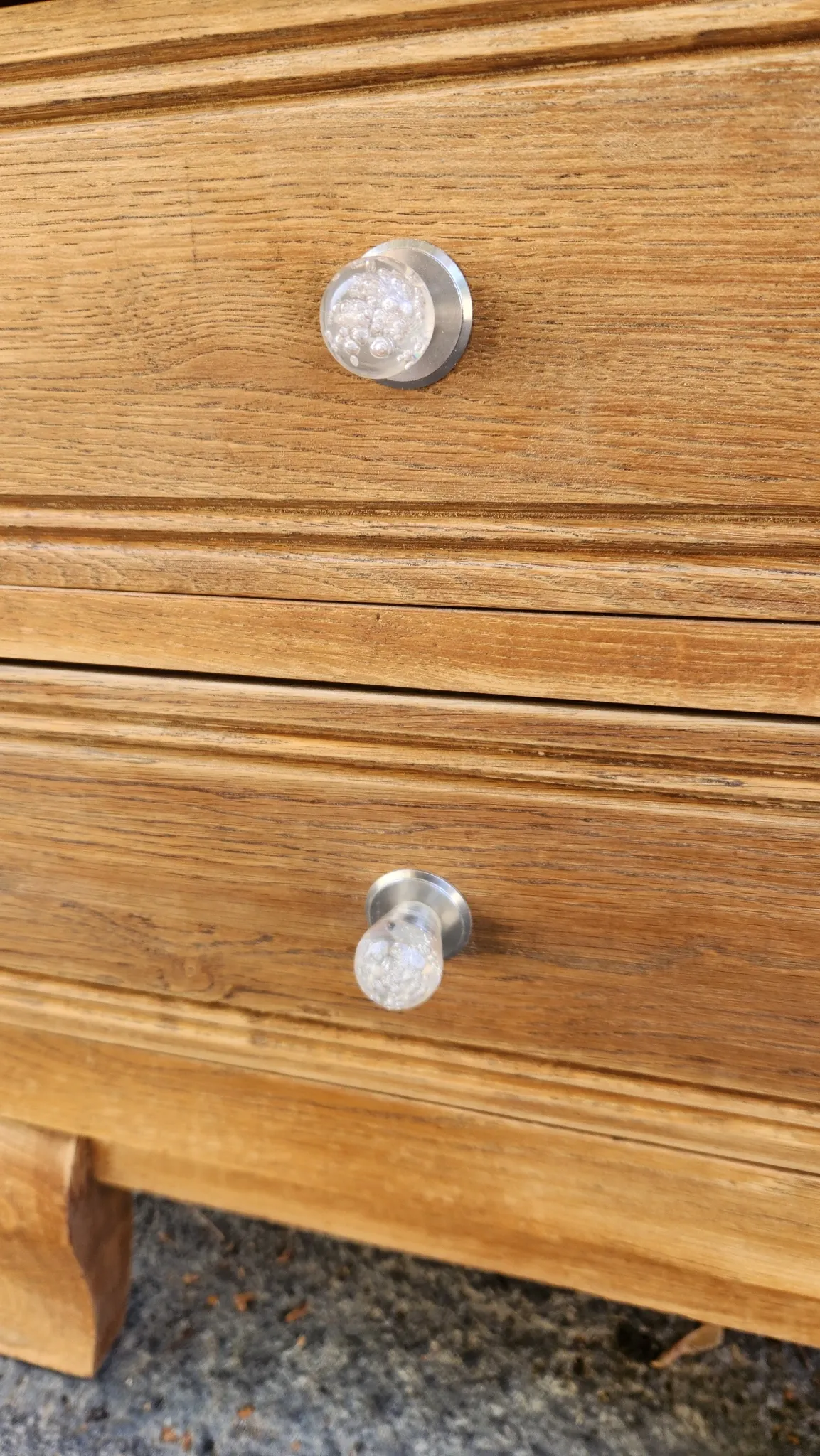 Vintage high chest of drawers with 6 drawers from the 1940s/50s.