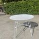 Garden table attributed to Mathieu Mategot from the 1950s.