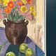 Swedish Oil on Canvas – “Apples and Flowers” – Vintage & Framed
