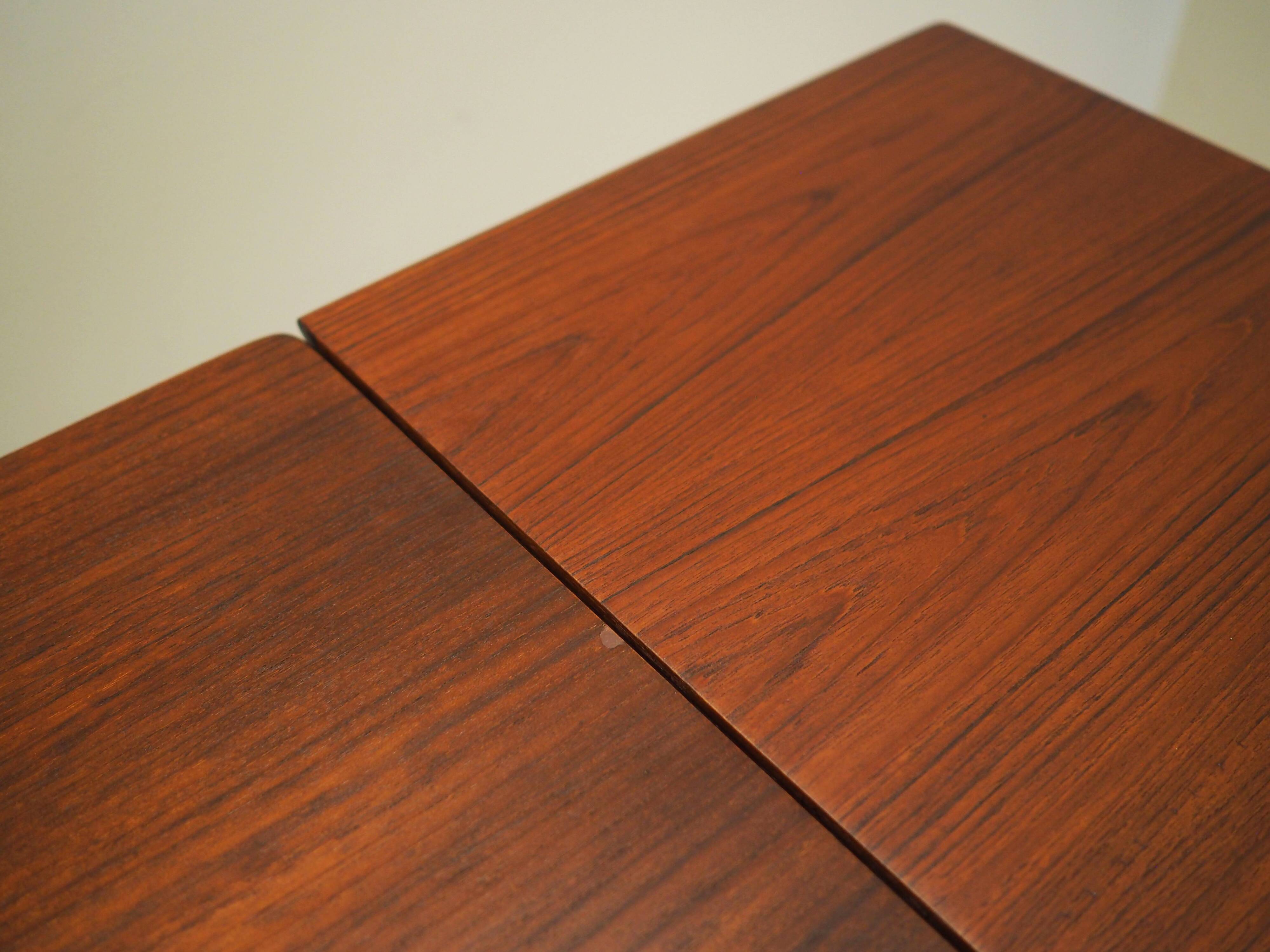 Teak table, Danish design, 1970s, production: Denmark
