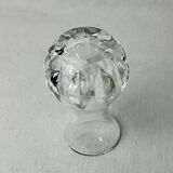 Hand-cut vintage crystal vase