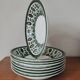 Set of 8 hollow plates Boch nut model