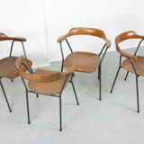 4455 dining chairs by Niko Kralj for Stol Kamnik, 1970